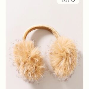 Anthropology Faux Fur Earmuffs.